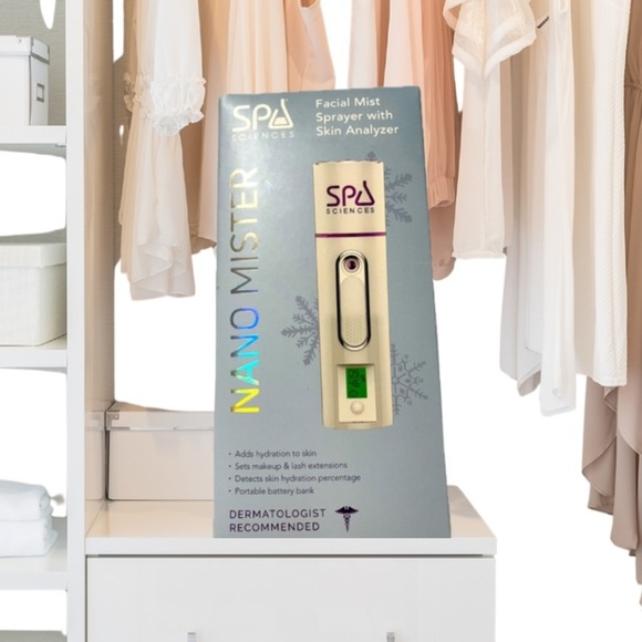 Spa Sciences Nano Mister Facial Mist Sprayer with Skin Analyzer - Picture 1 of 5